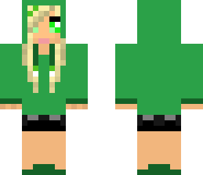 zombie hoodie girl