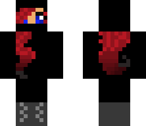 red head ninja with highlights