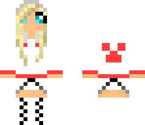 red creeper twin girl