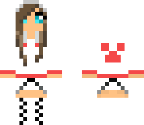 red creeper twin girl