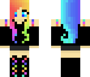 rainbow girl