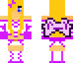 blonde purple angel