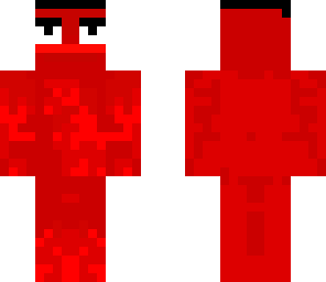 mad red man with hat