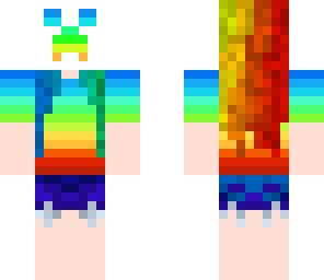 rainbow creeper girl