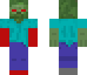 a minecraft bleeding zombie