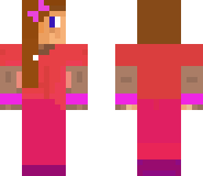 girl steve with a bow