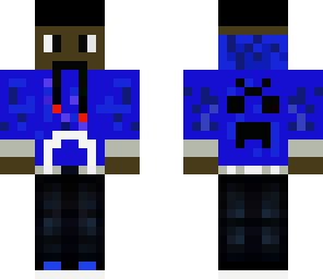 black dude hoodie with made creeper