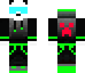 green panda