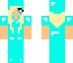 girl in diamond armor
