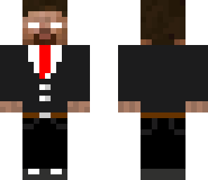hebrine in a suit