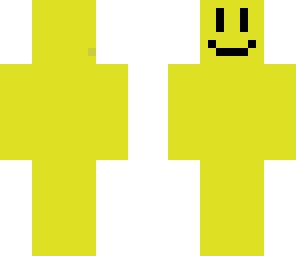 yellow dude with a face