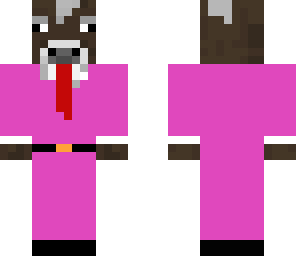 cow in pink suit