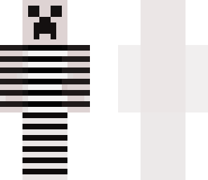 black and white creeper