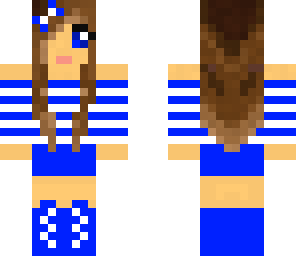 blue girl