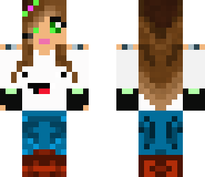 bow in hair