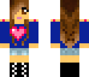 skater heart girl