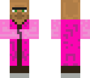 pink villager woman