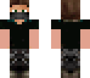 black shirt guy