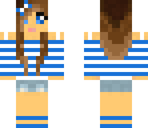 blue girl