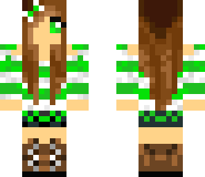cool girl green