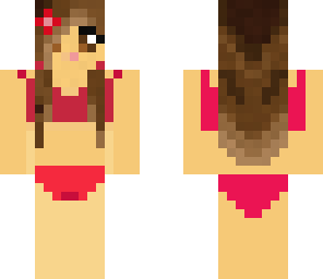 pretty beach brunette