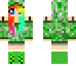 creeper girl rainbow