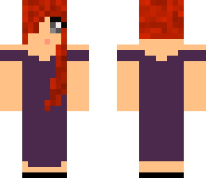 long purple dress
