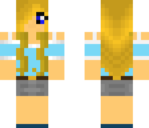 girl in blue shirt