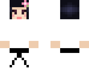 black belt kokeshi doll