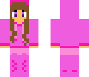 pretty in pink hoodie girl
