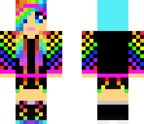 rainbow girl