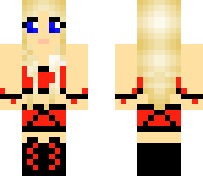 red summer girl