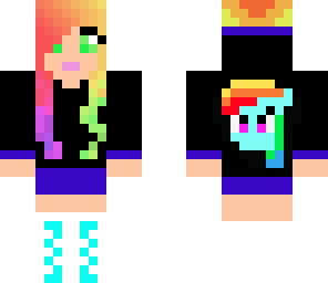 rainbow girl