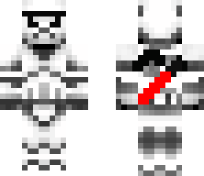 storm trooper with gun and light saber