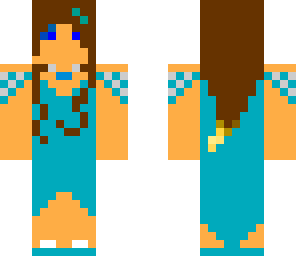 blue girl