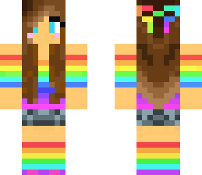 rainbow headphones and bowtie
