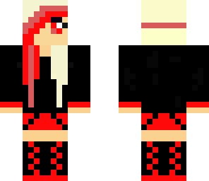 red dragon girl without tail