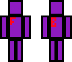 purple box man