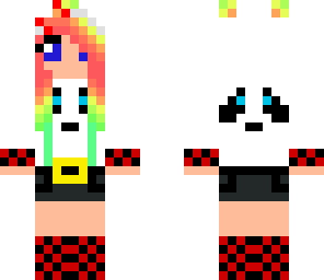 panda rainbow