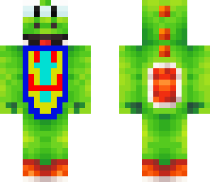 smiley faced yoshi