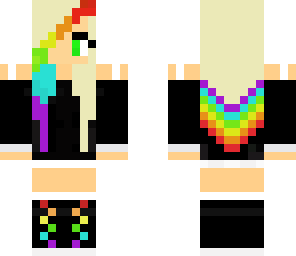 hot rainbow girl
