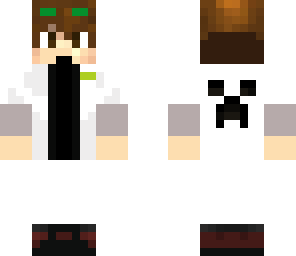 cool boy in a lab coat