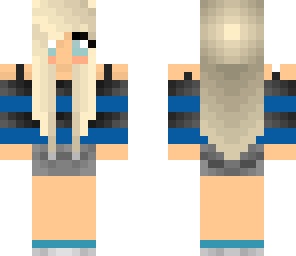 blue cutie girl