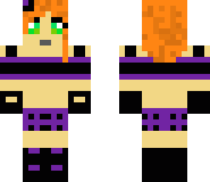 purple goth girl