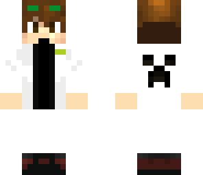 cool boy in a lab coat