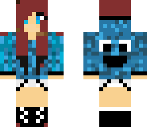 cute red headed cookie monter
