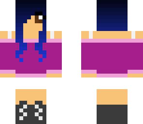 blue hair girl