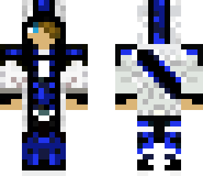my skin blue