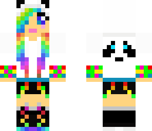 cute rainbow girl