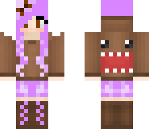 purple domo girl